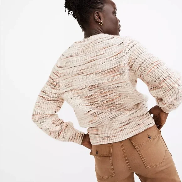 NWT Madewell Space-Dyed Canton Pullover Sweater - Picture 3 of 8